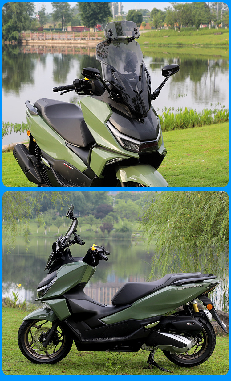 Jinqilong Compatible Windshield and Rearview Mirror Modification Parts for 26 Models of New Era Honda Ns150Gx