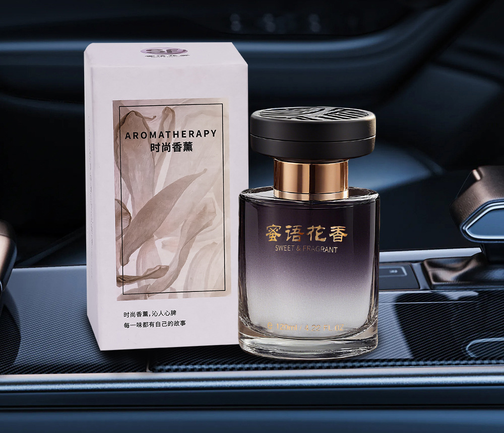 Dark Night Black Gold Car Aromatherapy Shangri-La Fragrance New High-End Car Perfume High-End Men's Ornament Fragrance