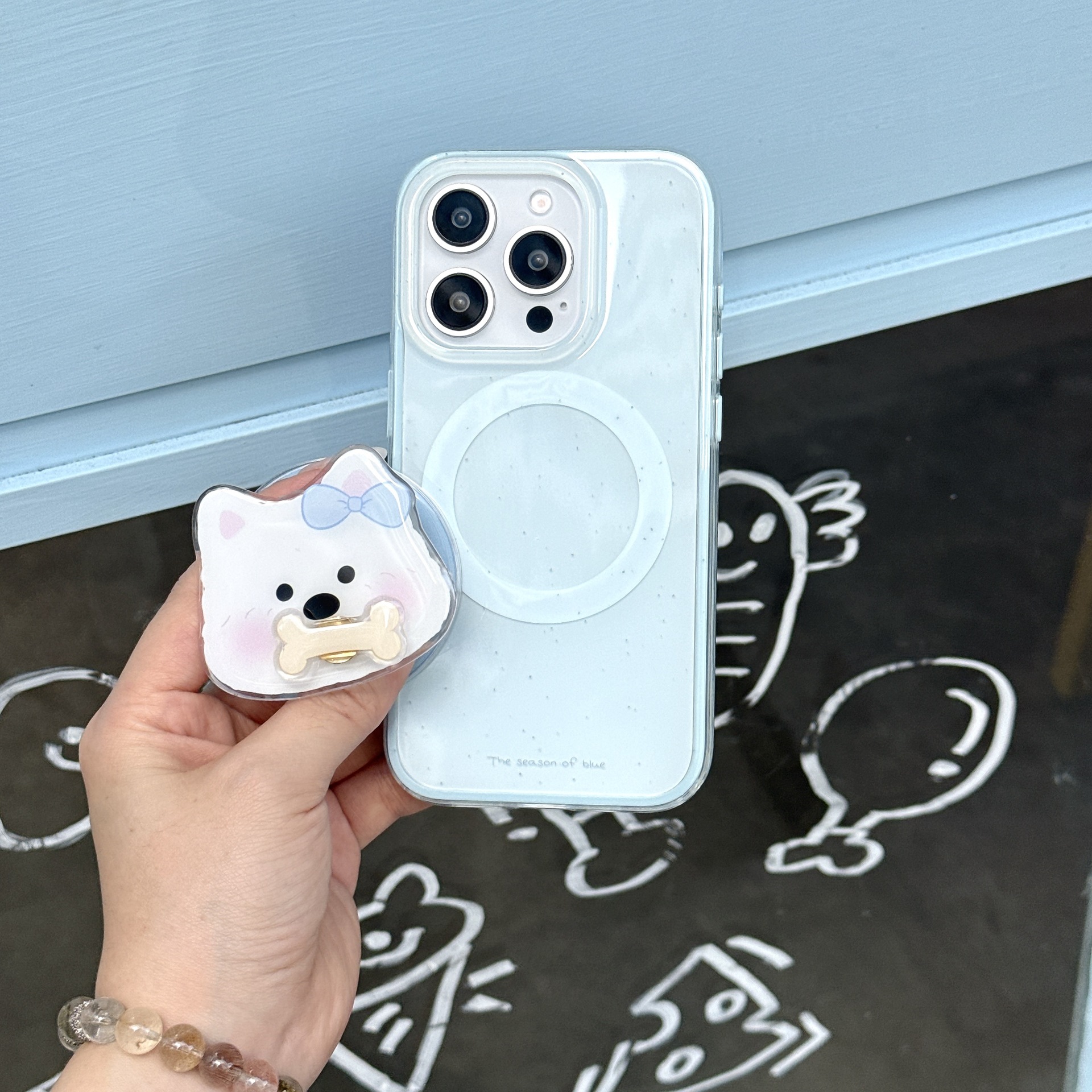 Cachorro de coco fresco de verano para iPhone15/16 funda para teléfono móvil 14PM pareja 16Pro atracción magnética 15PM