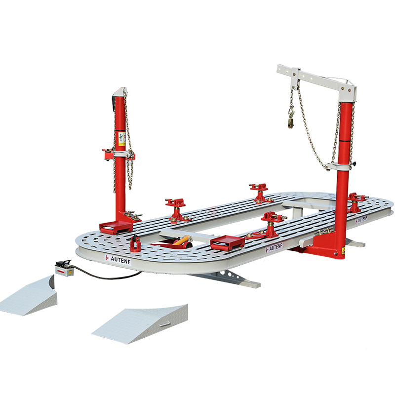 Corrector de la viga del cuerpo del coche en forma de I chapa de acero plataforma de reparación de depresión en forma de I plataforma de Cirugía de coche de acero