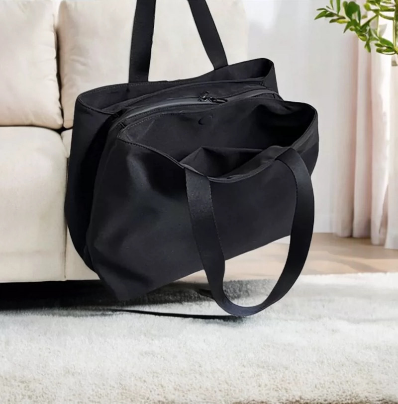 2025 Women's Tote Large Capacity Laptop Single Shoulder Handbag Commuter Travel Bag Multi-Pocket Lightweight_voghion.com