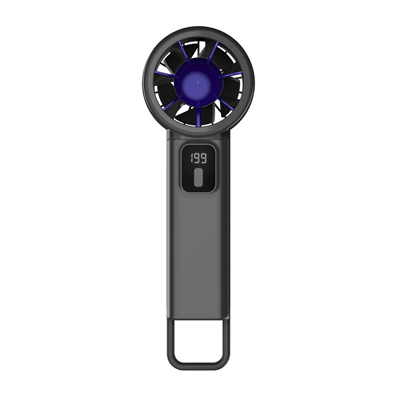 新しいクロスボーダー 199 ギアデジタルディスプレイ USB 小型ファン折りたたみ式デスクトップタービン強風ファンファッショナブルでポータブル|undefined