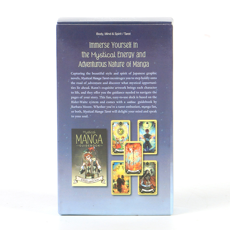 Mysterious Manga Tarot Cards Oracle Deck Board Game English_voghion.com