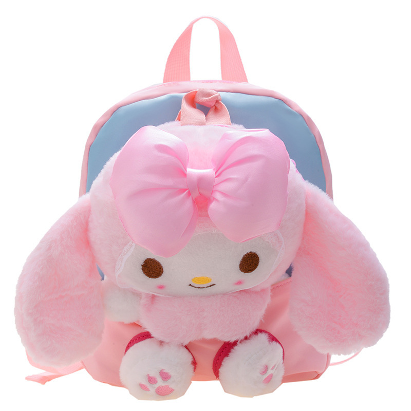 Mochila de dibujos animados para niños 2022 nueva moda coreana mochila de jardín de infantes adorable mochila de conejo de peluche