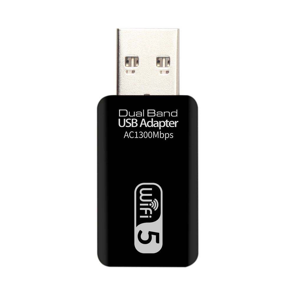 2.4G/5G двухдиапозонная 1300M гигабитная USB беспроводная сетевая карта Wi-Fi приёмник передатчик, USB сетевая карта