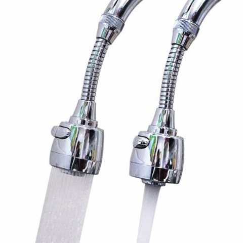 Water-saving and splash-proof shower head, extended universal head, kitchen basin, bathroom faucet, filter and bubble maker full figure