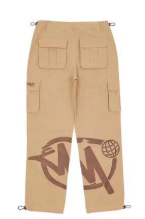 Europa y América hip hop marca de moda americana retro hombres pantalones impresos elásticos neutros calle verano casual Pantalones rectos