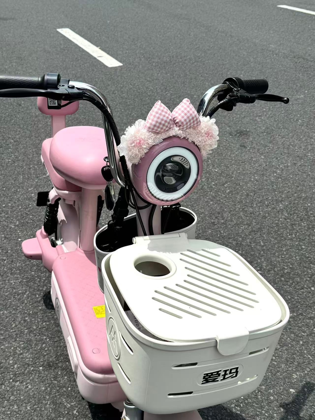 Electric Vehicle Decorations Duffy Bear Decoration Electric Vehicle Ski Helmet Decoration Motorcycle Rider Modified Accessories