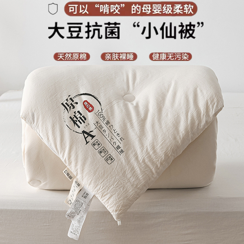 Soybean Fiber Quilt, Thickened for Winter, Single/Double Spring and Autumn Quilt Core, Gift Summer Quilt, Winter A-Class Certification Soybean Fiber Quilt, Thickened for Winter, Single/Double Spring and Autumn Quilt Core, Gift Summer Quilt, Winter A-Class Certification