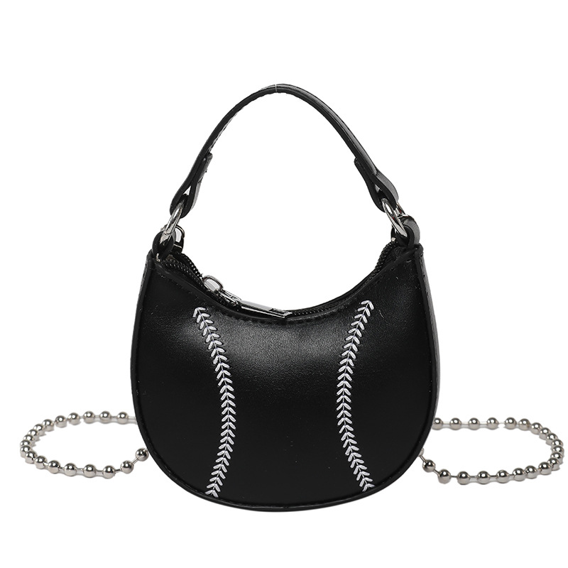 Versión coreana del bolso de nicho 2025 primavera y verano nuevo bolso femenino casual bowling bandolera mini cadena bandolera