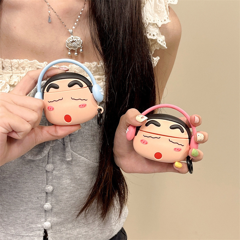 Fun Cartoon Cute Headphones New Apple AirPods1/2 Bluetooth Headphones Pro Protective Cover 3 for Silicone Soft
