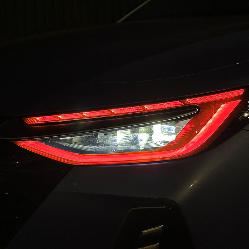 Suitable for Chery Arrizo 8 daytime running light color changing film, Fengyun A8 living room lamp protective film, special modification demon