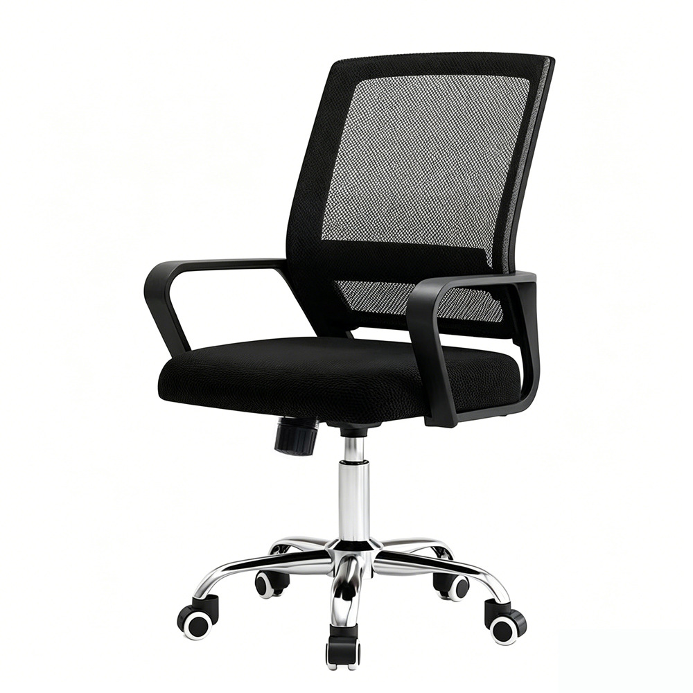 Silla de oficina cómoda y sentada silla de computadora de oficina en el hogar silla giratoria de elevación de respaldo de asiento image 15