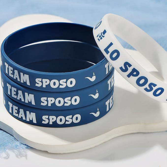 Equipo de boda italiano transfronterizo ahora pulsera de silicona despedida de solteros para hombres pulsera padrino
