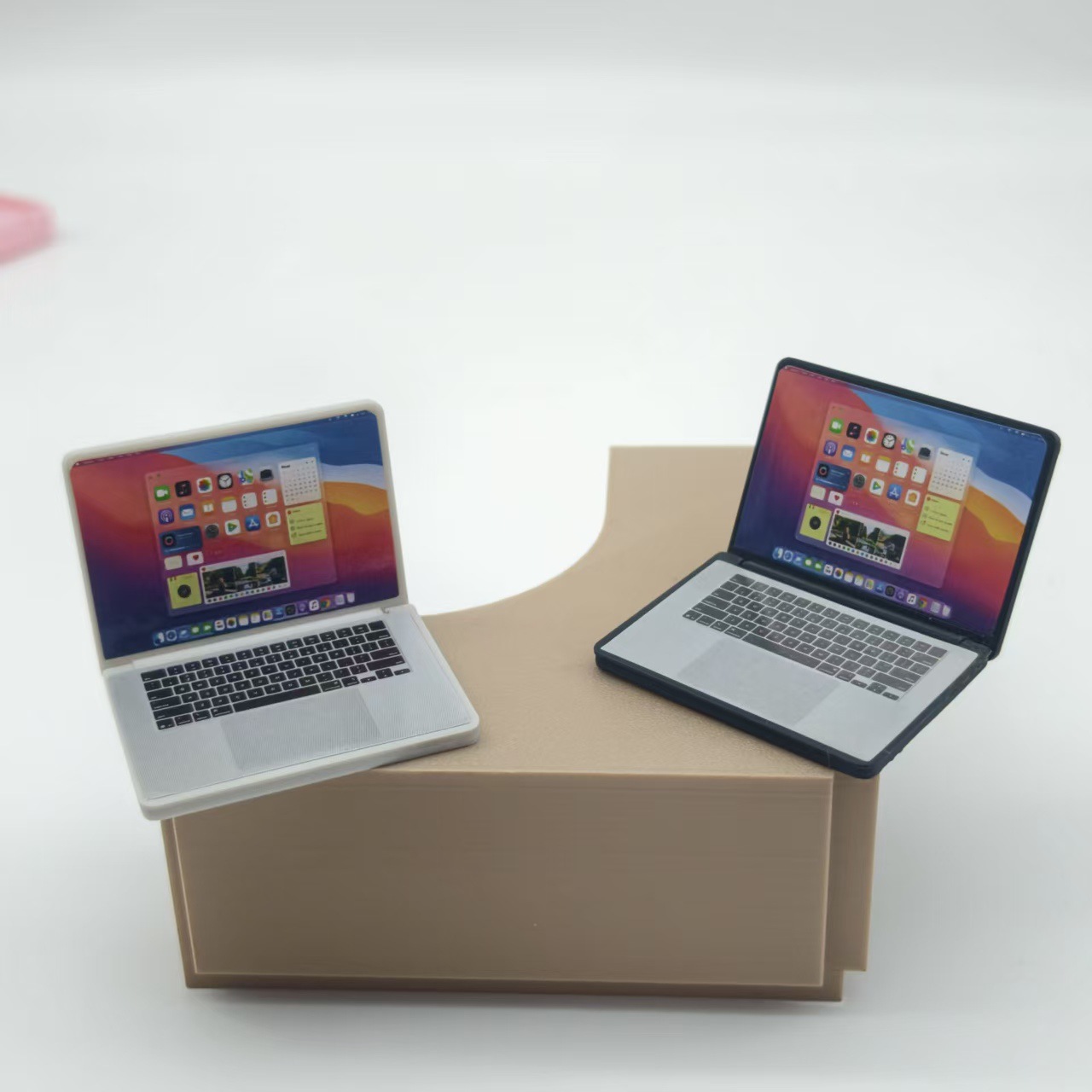 Modelo de Laptop en Miniatura 1/12 de PLA DIY para Casa de Muñecas y Utilería Fotográfica image 3