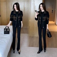 ベルベット \ ベルベットなし秋冬の新商品美ラードは女性の気質が痩せてカジュアルな洋風ファッションの短いコートを着ている