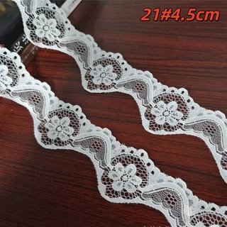 波浪弹力蕾丝花边花宽6.0cm 服装婚纱内衣弹力花边辅料布服饰配饰