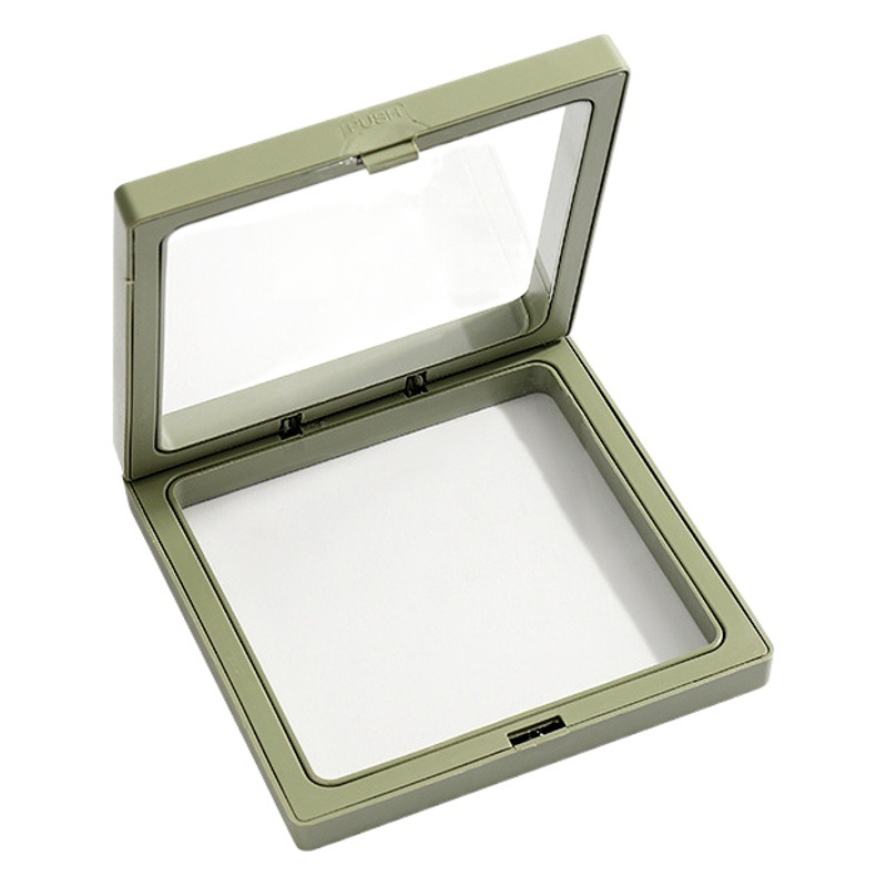 Caja de almacenamiento de uñas transparente PE película a prueba de polvo anti-oxidación herramientas de uñas simple plástico multifuncional Almacenamiento de uñas conveniente