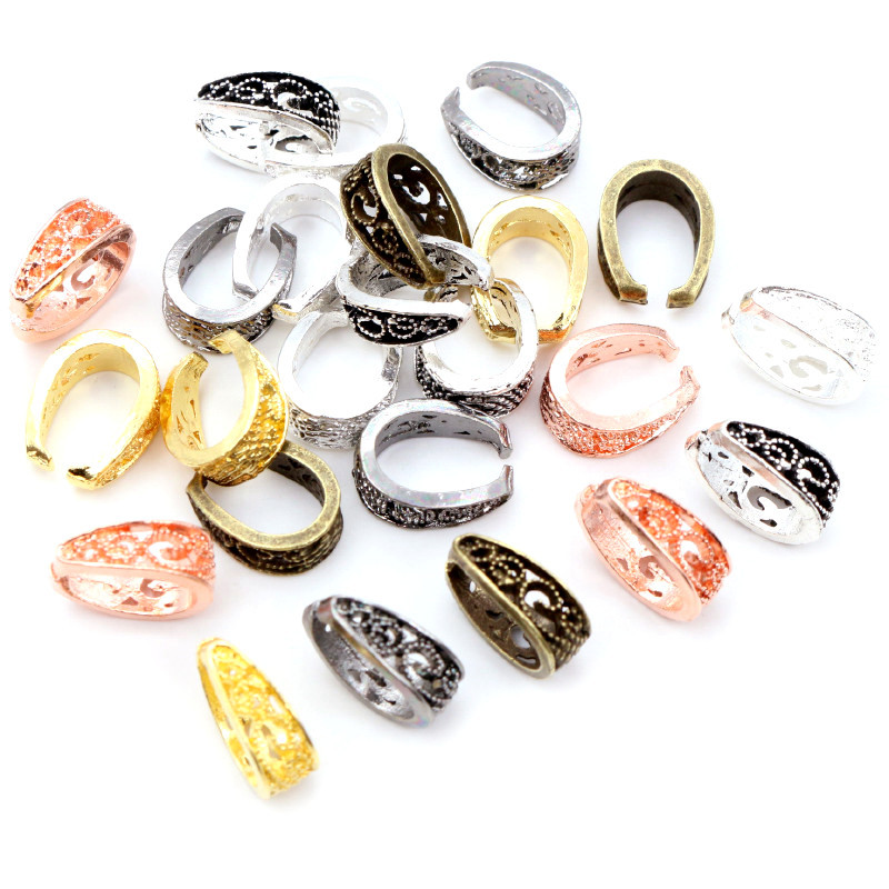 14x10mm 合金瓜子扣 电镀巴洛克复古风吊坠挂扣饰品配件 1g