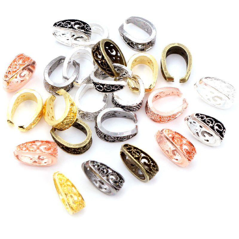 14x 10mm alloy melon seed buckle electroplated baroque retro style pendant hanging buckle jewelry accessories 1g