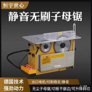 Electric lifting brushless mute dust-free sub-master saw woodworking precision push table saw folding saw table multifunctional worker I buy