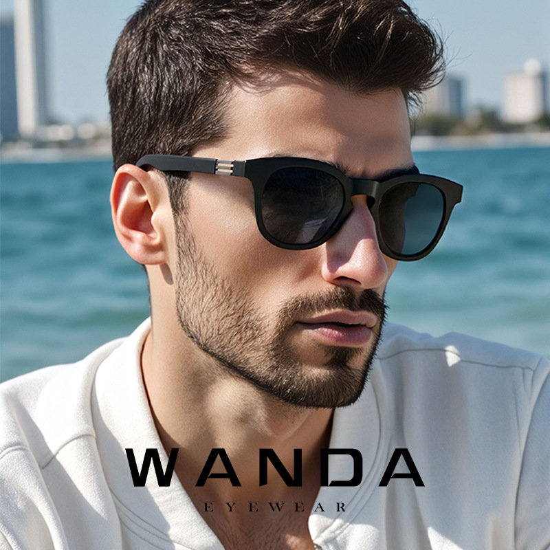 Nuevas gafas de sol magnéticas plegables polarizadas S33101, las más vendidas transfronterizas, con protección contra la luz azul, se pueden adaptar con lentes graduadas.