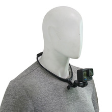 骑行项圈式挂脖手机直播支架运动相机gopro 13相机挂脖记录仪支架