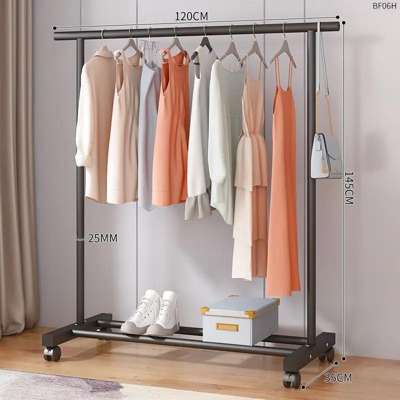 percha de ropa tipo piso para uso doméstico de alto grado colgar prendas de ropa rack varilla telescópica especial para balcón edredón