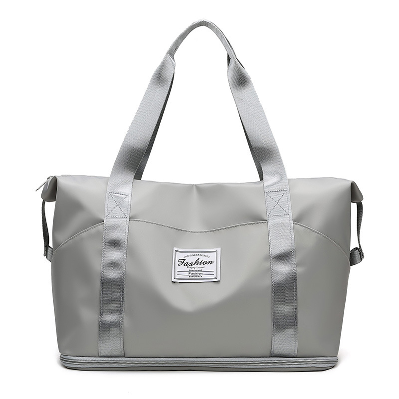 Bolsa de viaje de corta distancia simple ocio deportes fitness bolsa estilo coreano gran capacidad bolsa de hombro escalable estudiante ocio bolsa