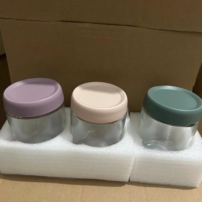 クロスボーダーガラス密封瓶、Amazon食品防湿保存瓶、茶葉、穀物、ナッツ、スナック、ヨーグルト詰め替えボトル|undefined