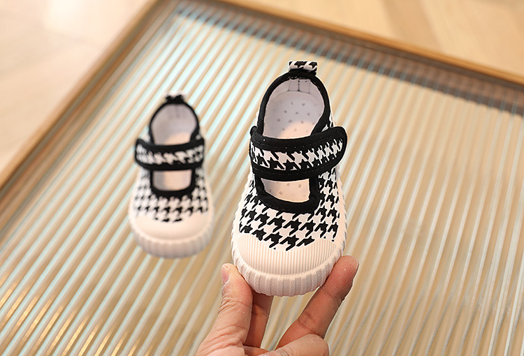 Décolleté, scarpe di tela per ragazze, scarpe di tela per l'asilo primaverile e autunnale, scarpe di tela per bambini da 1 a 7 anni, scarpe da principessa, suole solide, morbide_voghion.com