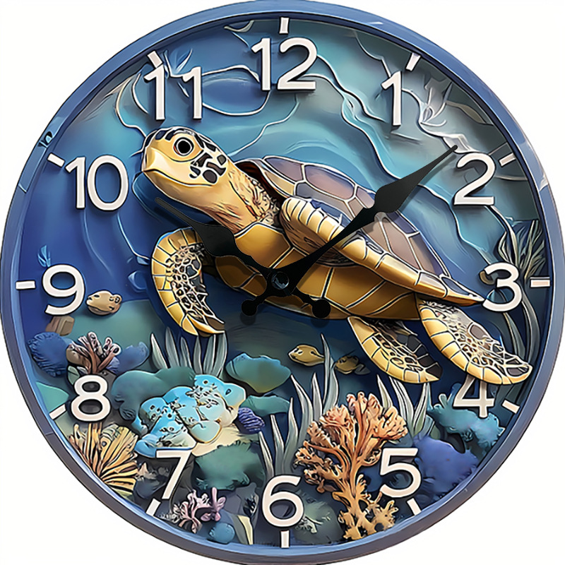 Reloj de efecto pseudo-estéreo nuevo de venta caliente transfronteriza, reloj de estilo de caricatura real, reloj de animales