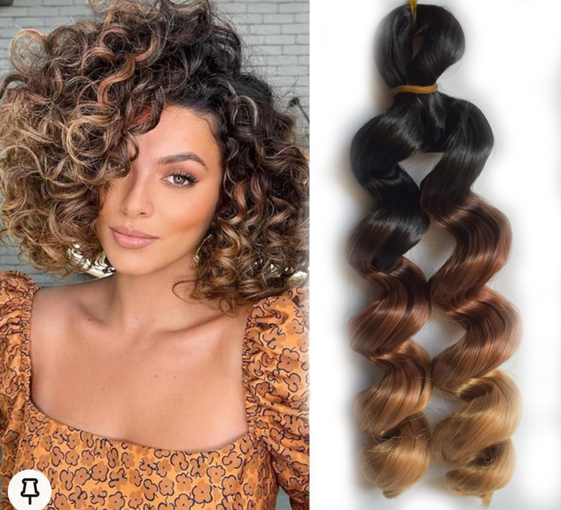 22-inch French Loose Wave Crochet Braids Hair