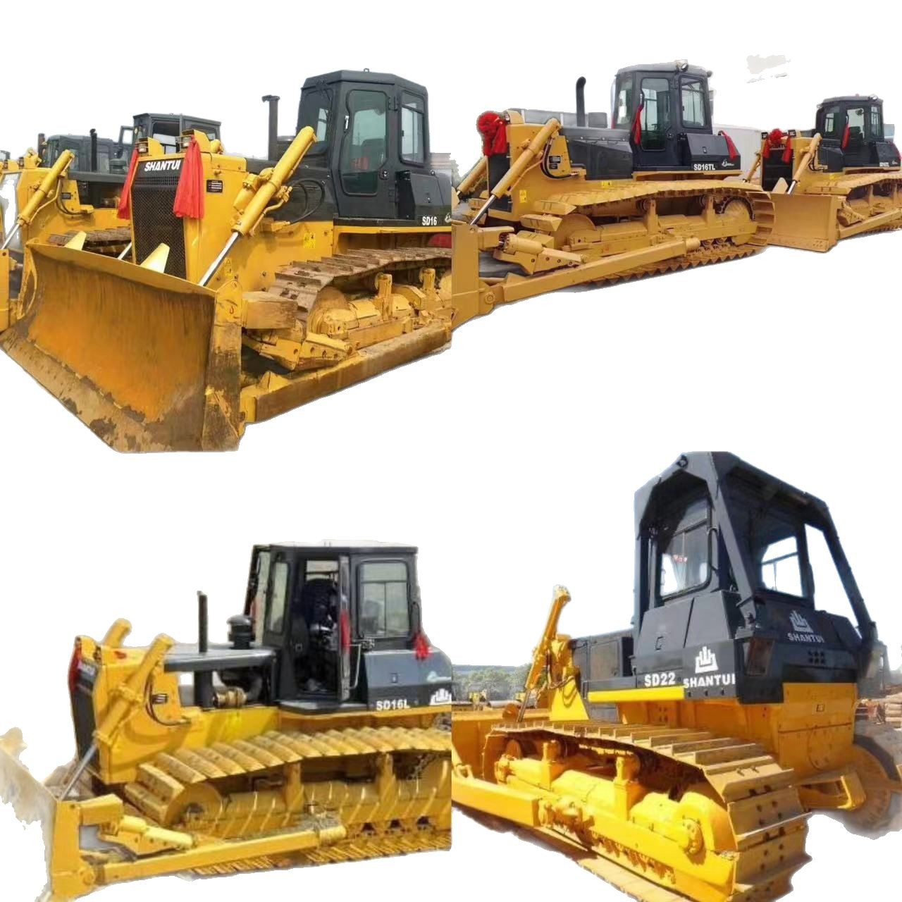 Puerto de Xinjiang / declaración de aduanas / Hotan segunda mano empuja la montaña 220 SD16 SD320 excavadora