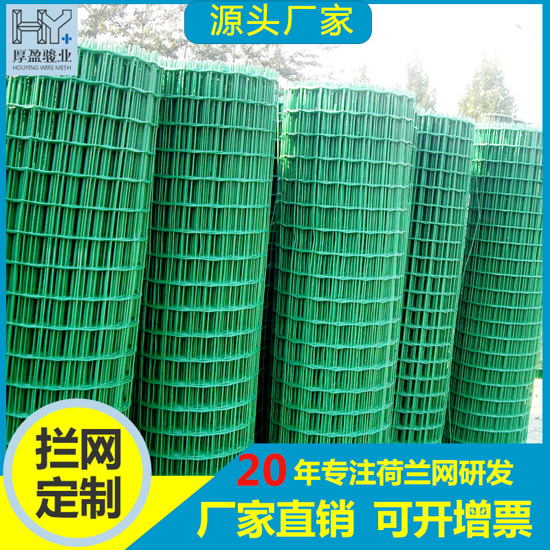 厂家批发绿色农业围栏养殖养鸡鸭鹅菜园护栏网临边防护果园荷兰网