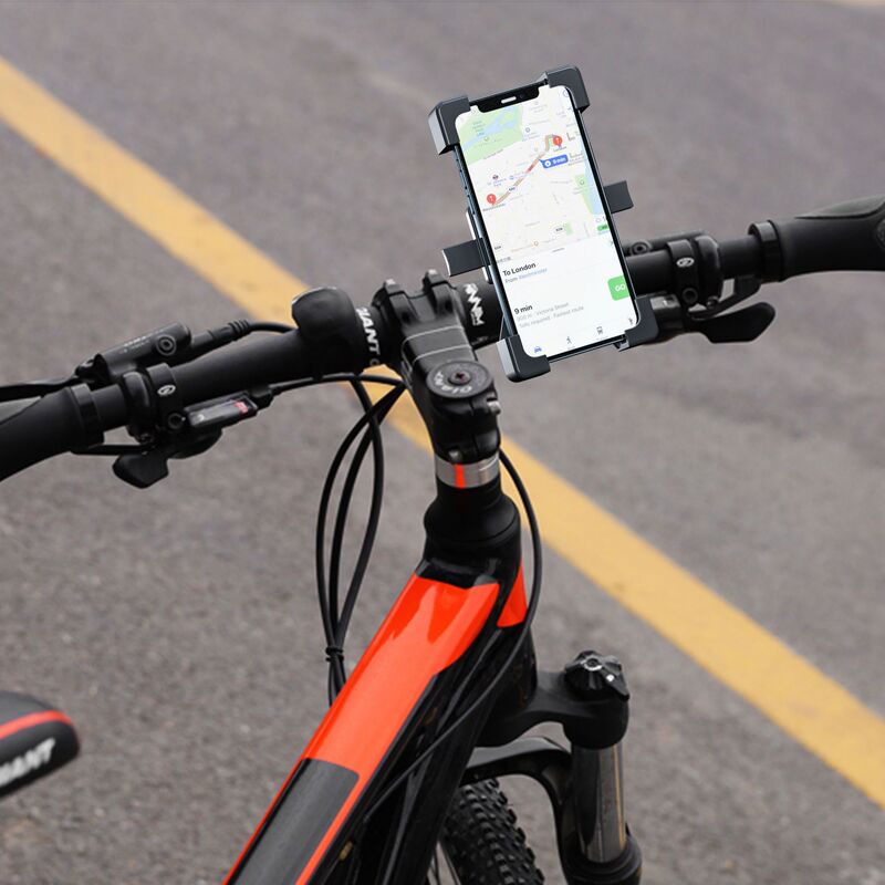 Electric bicycle mobile phone bracket battery motorcycle navigation set-up hand take-out riding car fixed bracket