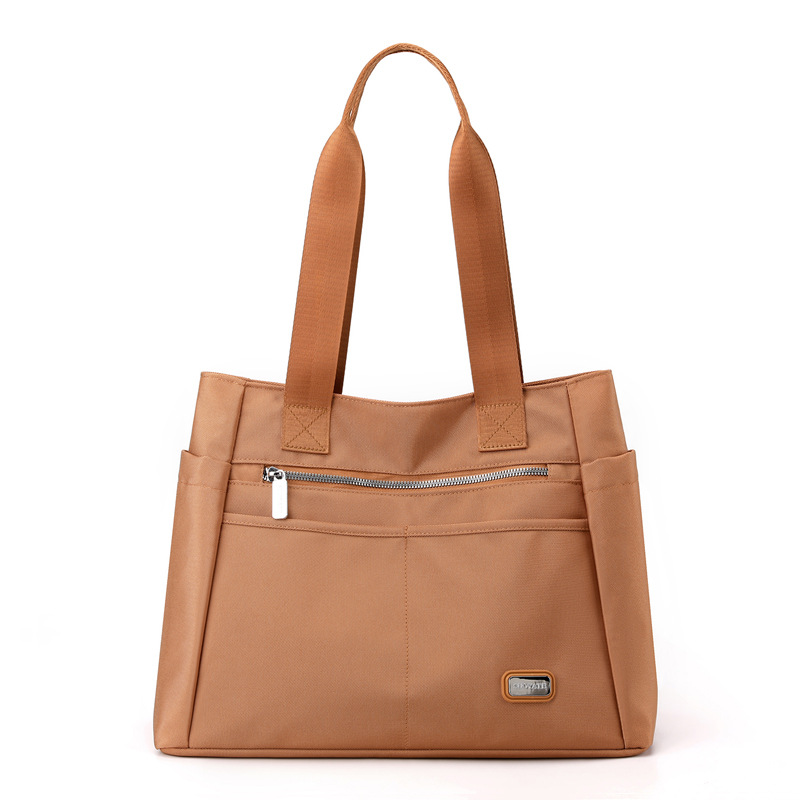 Large Capacity Tote Bag New Stylish Women's Commuter Bag Nylon Oxford Fabric Waterproof Shoulder Handbag Laptop Bag - Thumbnail 5