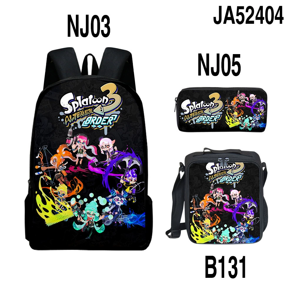 (Cross-border trading), set, backpack, children's school bag, pencil case, 2023, new collection, 3 piece set