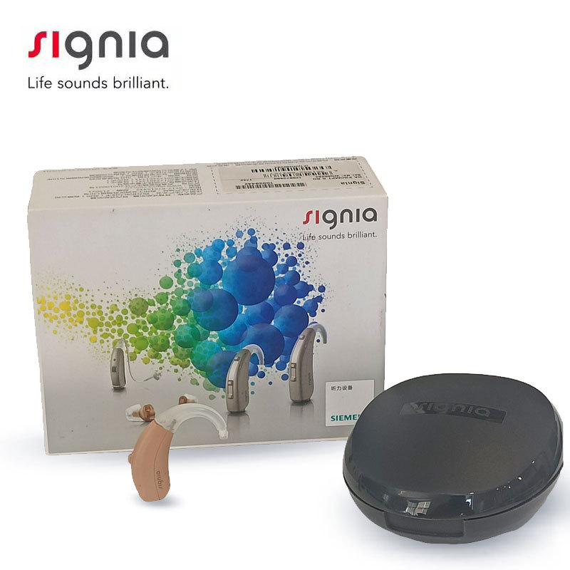 Audiófono Siemens Xiga Blue Lotus Prompt S / P Sordera moderada y severa para personas mayores y jóvenes