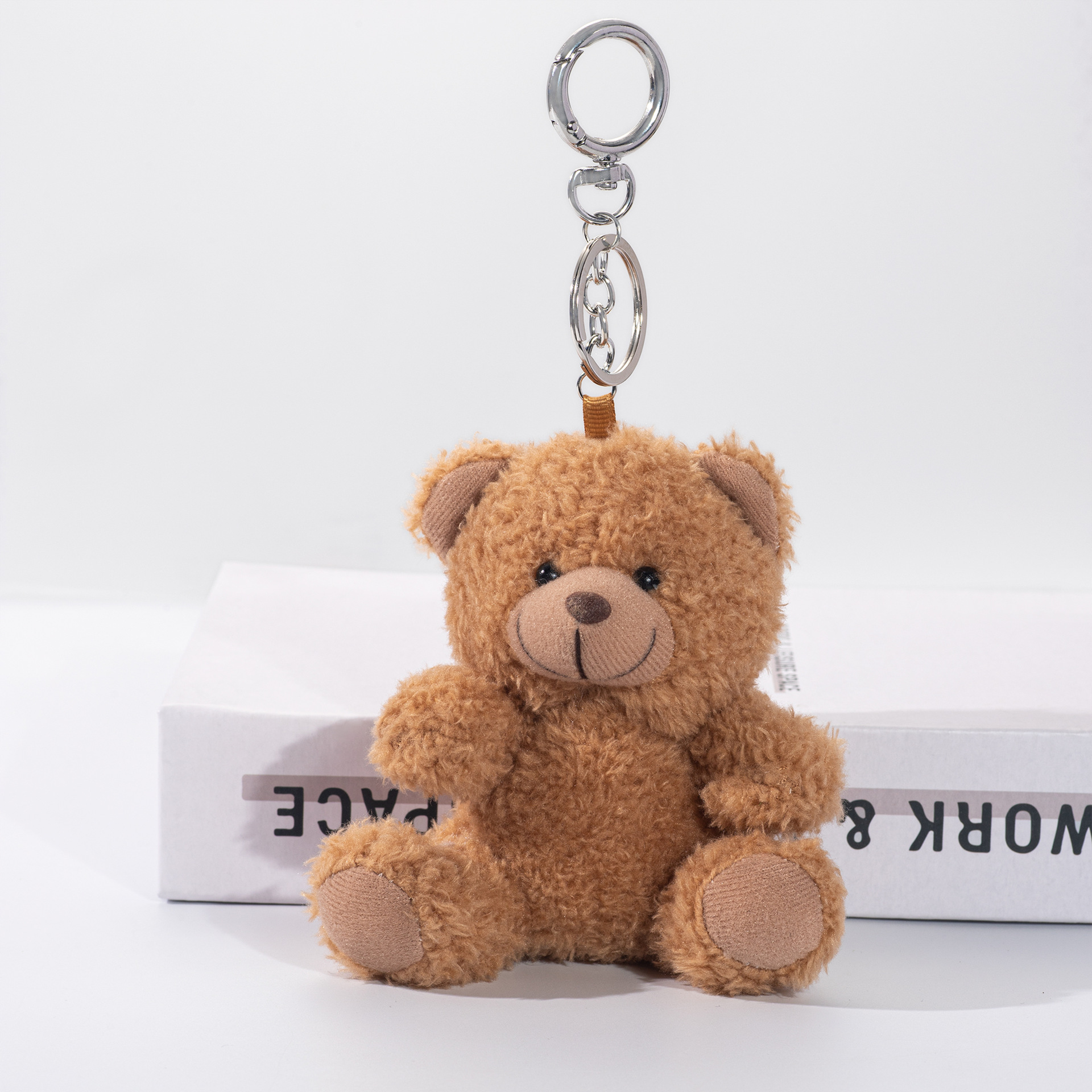 Cartoon peluche Teddy Bear bolso colgante llavero creativo accesorios de muñeca bolso colgante bolso