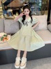 Dress, summer shiffon thin small princess costume, skirt, 2023 collection, suitable for teen