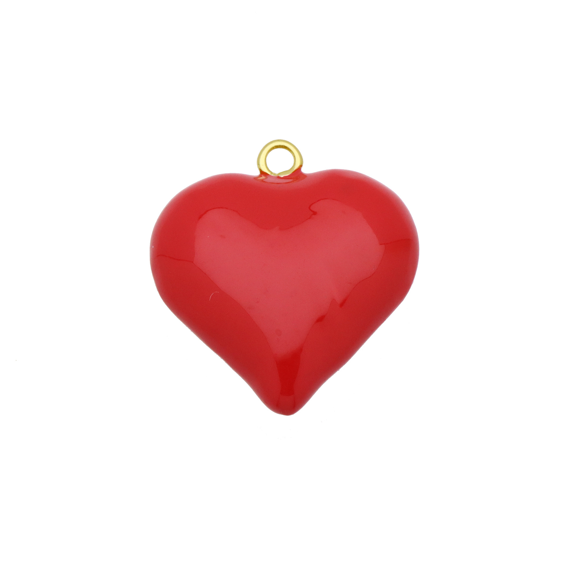 8g Weight Pendant Jewelry Making Type 20*28mm, 25 * 29mm, 30*33mm Jewelry Making Size DIY Jewelry Accessories Classification 1 Piece Quantity Copper Material Cherry, Heart Shape Pattern Enamel Design Simple Style Style 1 Piece 20*28mm 25 * 29mm 30*33mm Copper Cherry Heart Shape Pendant 7