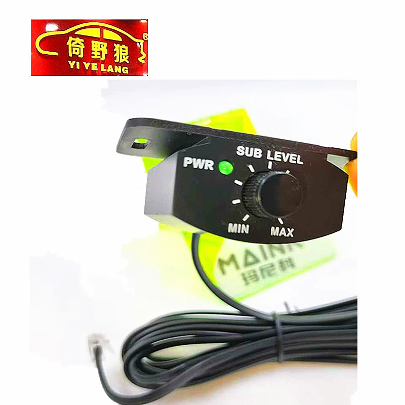 Оптовая продажа от производителя, автомобильный усилитель, провод управления громкостью, пульт дистанционного управления, регулятор громкости сабвуфера, провод управления сабвуфером