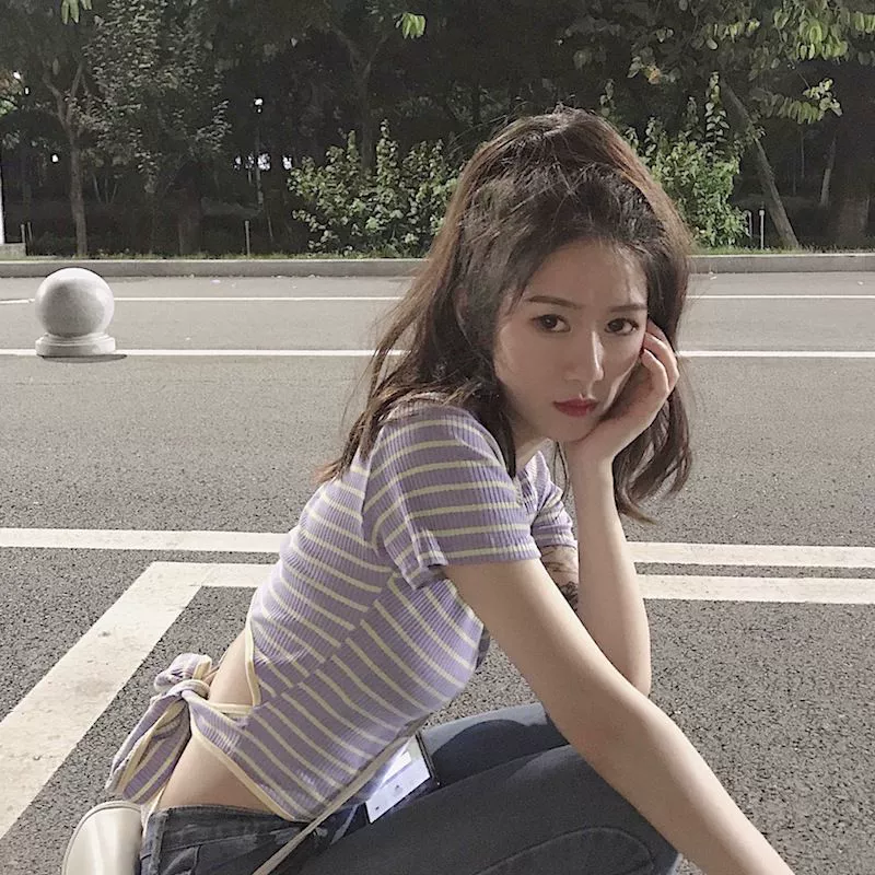 Внешняя торговля Трансграничный новый дизайн Чувство Сладкая пряная девушка в полоску с короткими рукавами футболка женская летняя короткая рубашка с ремешками