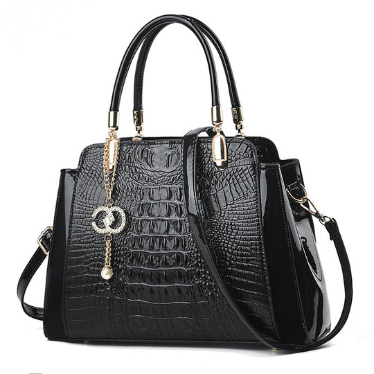 Women's bag 2023 autumn and winter New Fashion shoulder bag all-match elegant crocodile pattern handbag high-grade crossbody bag