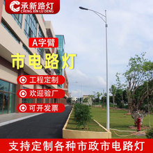 市政户外模组宝剑金豆led路灯头A字臂市电单双臂路灯市政道路灯