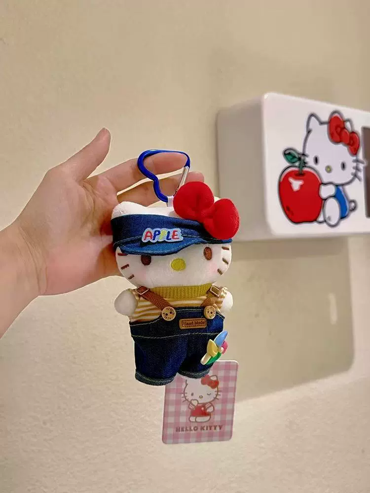 Hello Kitty, Hello Kitty, оригинальный классический рюкзак, мультяшная милая подвеска, плюшевый брелок, кукла