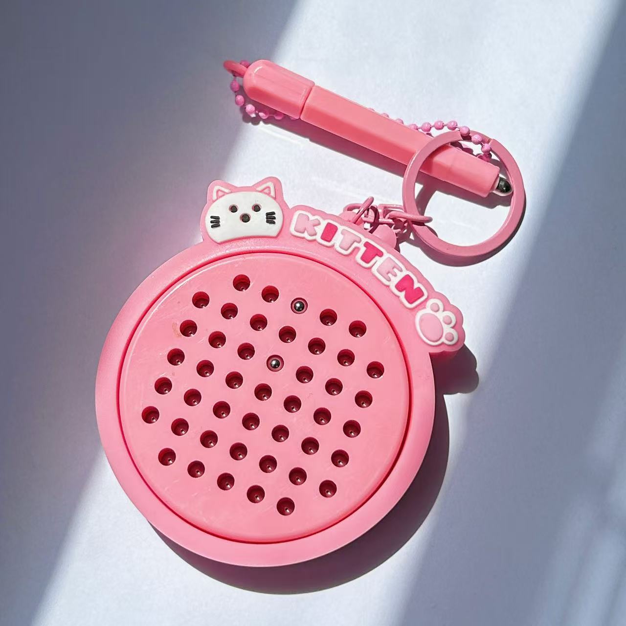 Laberinto de bolas de acero de absorción tablero de dibujo de bolas de paseo juguetes de rompecabezas para niños entrenamiento de fuerza de concentración pequeña bolas colgantes al por mayor