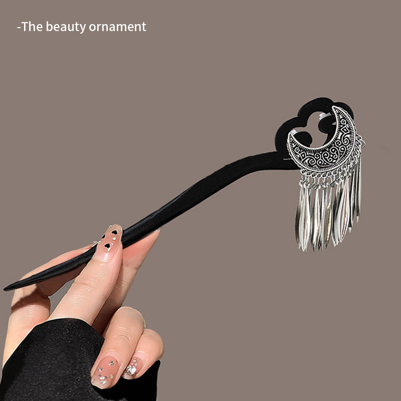 Magnolia pinzas de cabello para mujeres de alto nivel de movimiento de movimiento de estilo antiguo pinzas de cabello de estilo chino nuevo toque de cabello de estilo chino