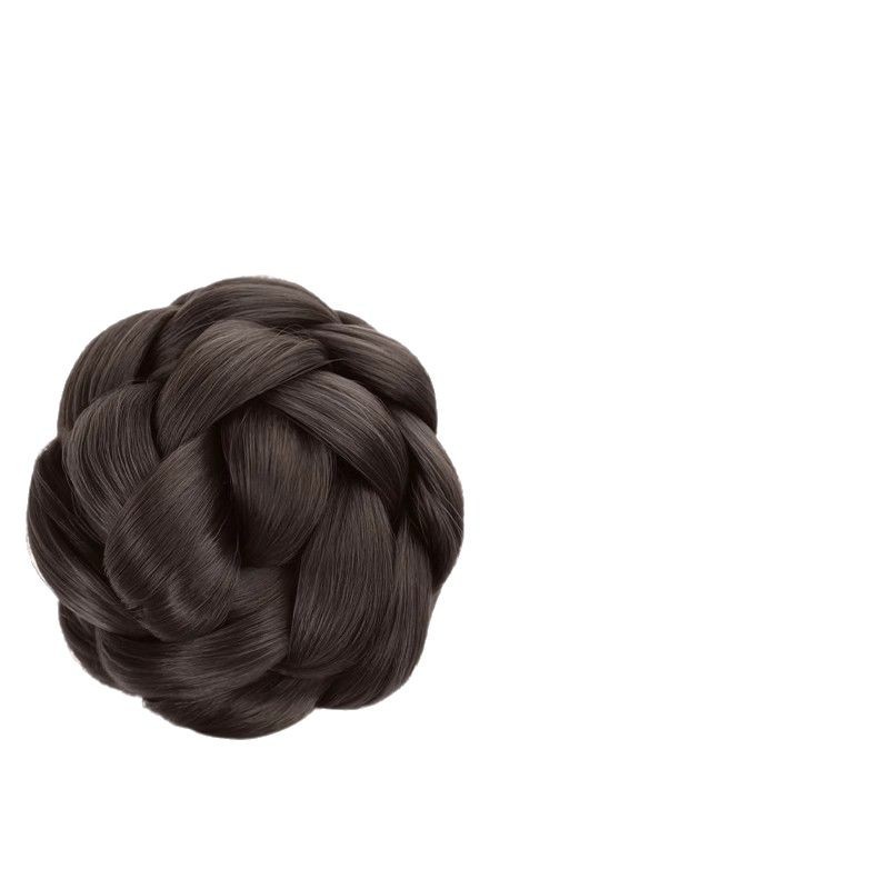 Dona de Cabello Voluminizadora de Fibra Sintética de Alta Temperatura, Con Pinza y Liga para Peinado Recogido